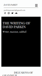 Mobile Screenshot of davidparkin.org